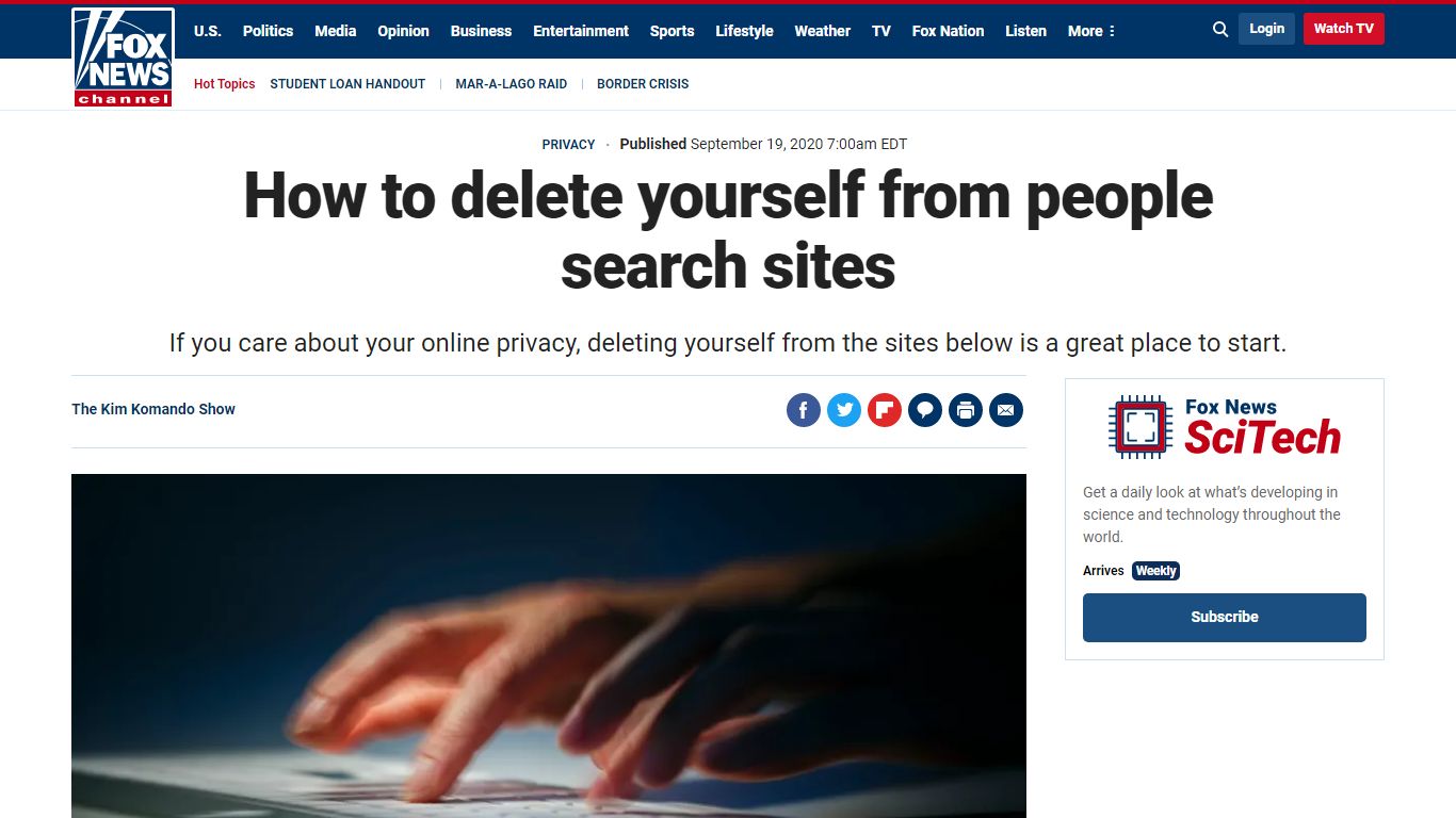 How to delete yourself from people search sites | Fox News
